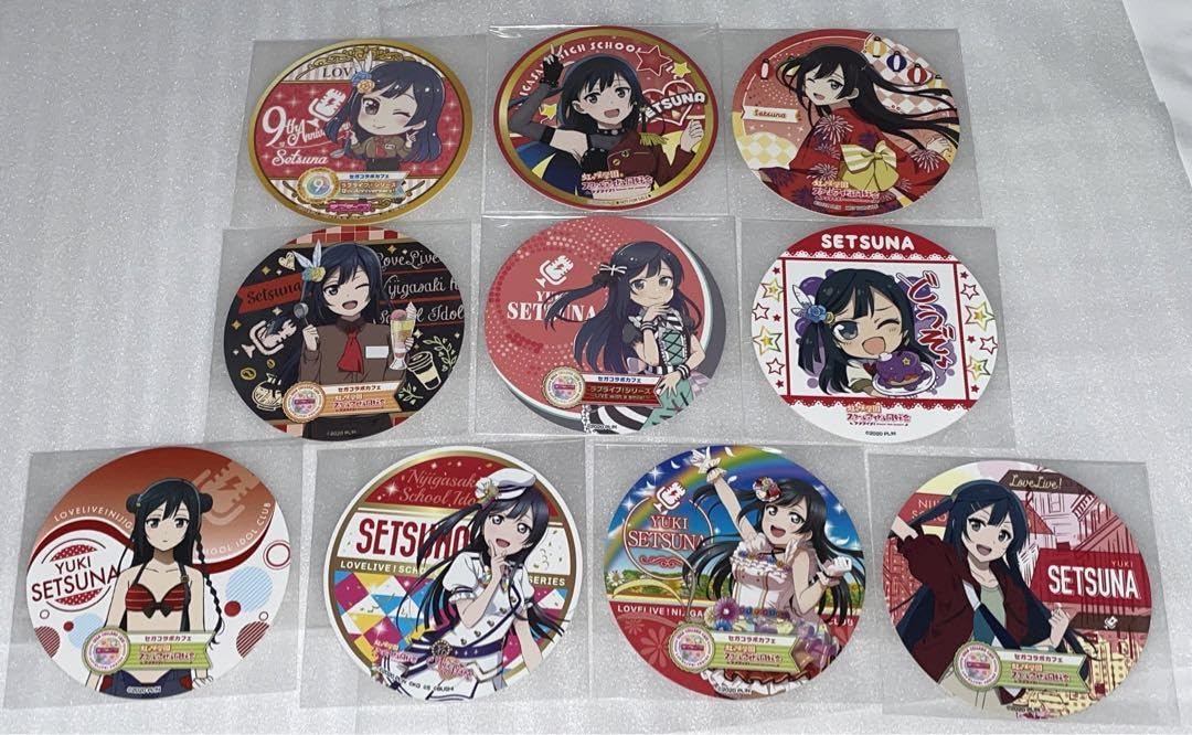 ラブライブ　虹ヶ咲学園スクールアイドル同好会　優木せつ菜　コースター ラブライブ！虹ヶ咲学園スクールアイドル同好会 NEXT SKY